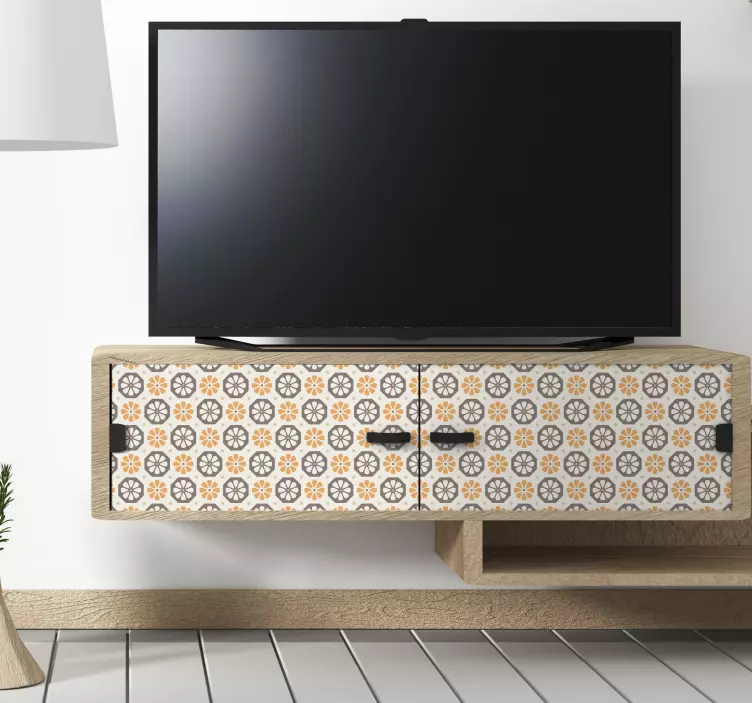 贴纸装饰展现花卉图案亮点 - TenStickers