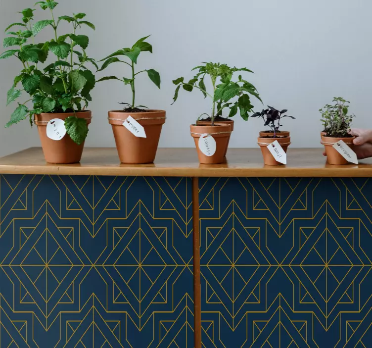 贴纸装饰几何图案面板 - TenStickers