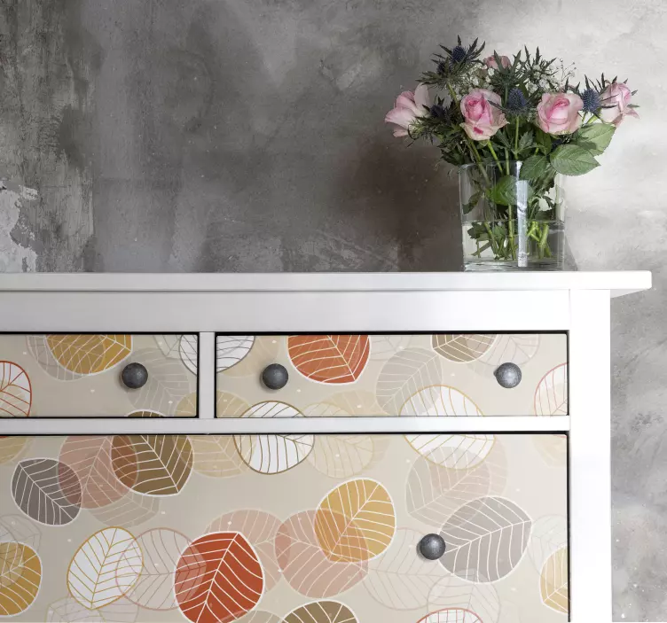 贴纸装饰叶子图案设计 - TenStickers