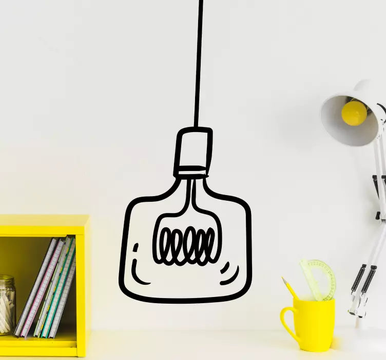 贴纸装饰时尚悬挂灯 - TenStickers