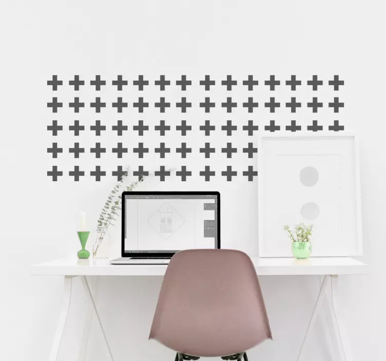 装饰十字架贴纸 - TenStickers