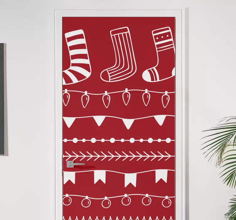 动物贴画带来欢快节日图案 - TenStickers