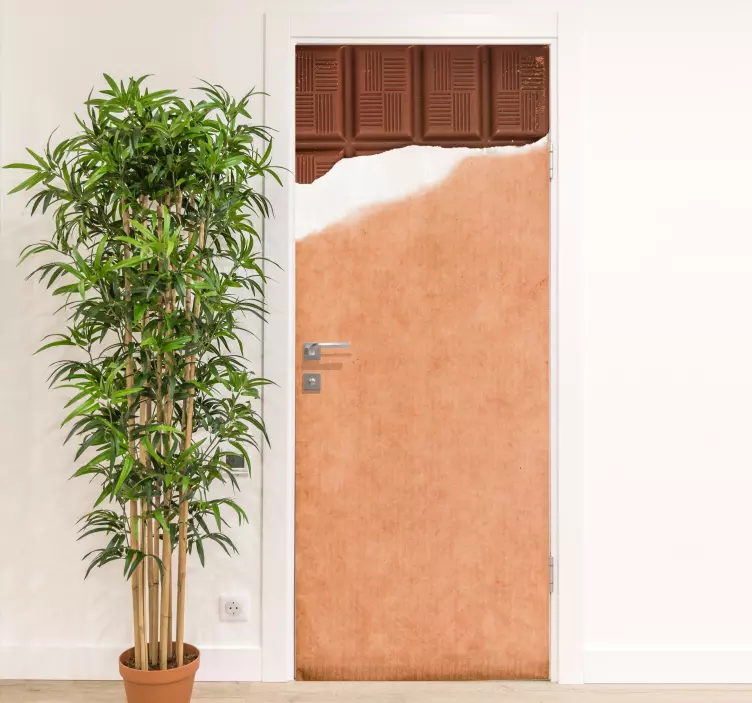 门贴巧克力吧入口 - TenStickers