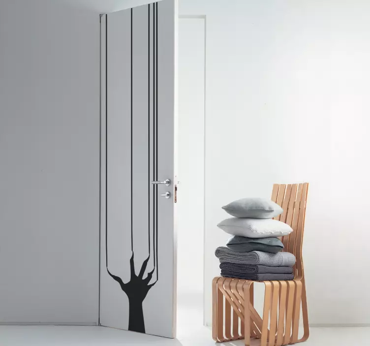 门贴 树枝剪影 - TenStickers