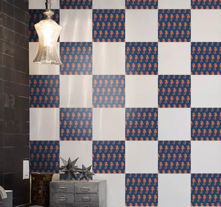 动物贴画海马图案设计 - TenStickers