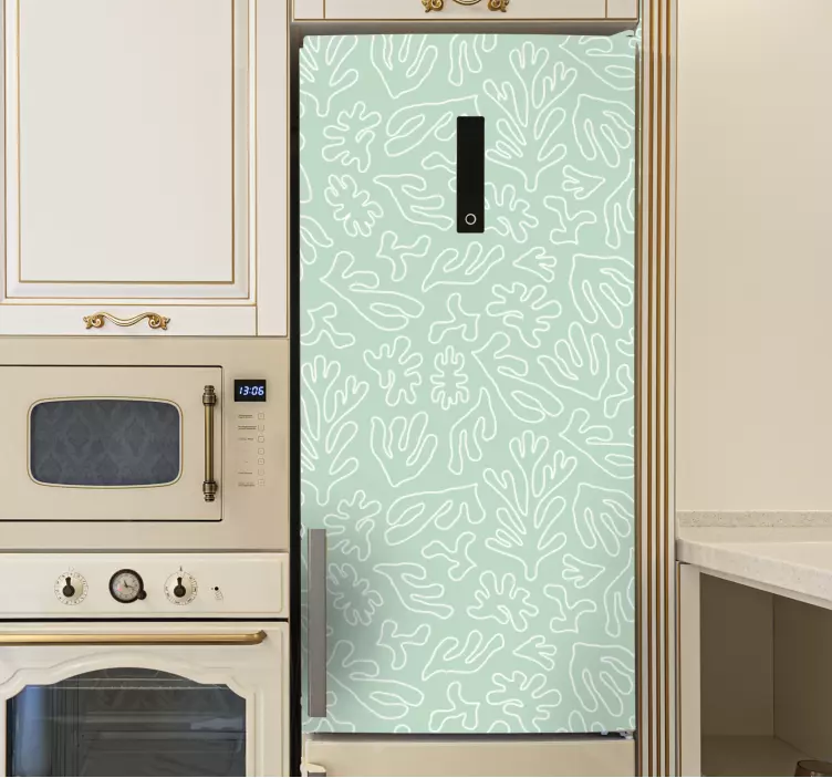 冰箱贴纸植物排列风格 - TenStickers