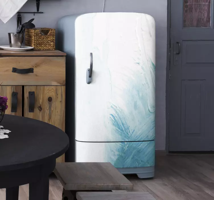 冰箱贴纸优雅抽象涡旋 - TenStickers