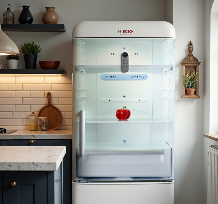 冰箱贴纸 空货架 - TenStickers