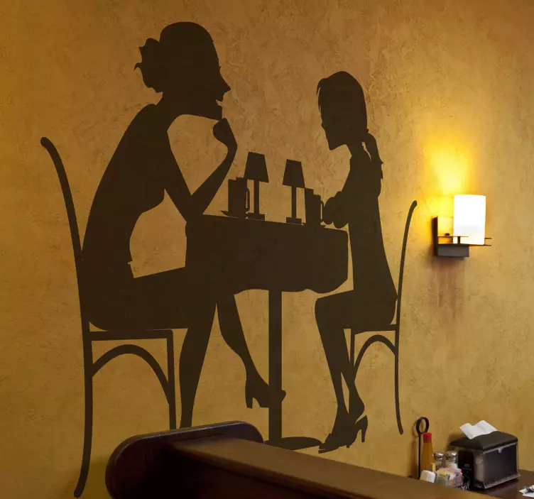 朋友共进晚餐贴纸 - TenStickers