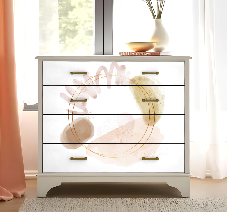 家具贴纸呈现优雅抽象形状 - TenStickers