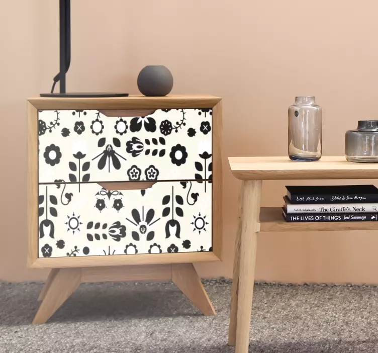 家具贴纸植物排列创作 - TenStickers