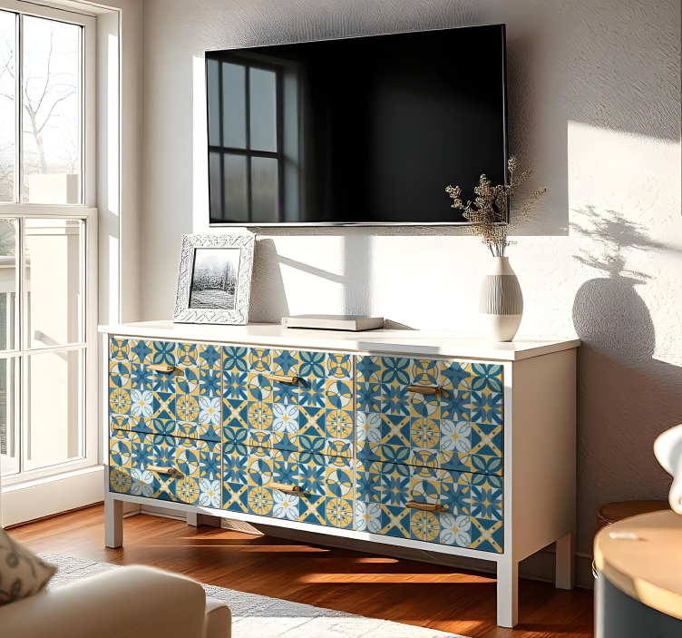 家具贴纸优雅瓷砖 - TenStickers