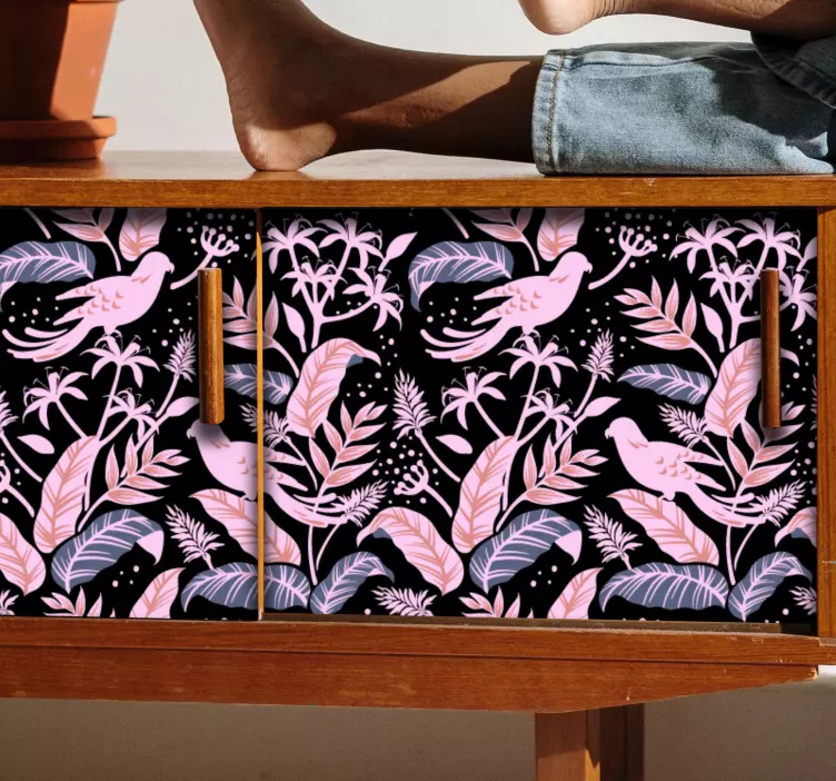 家具贴纸花鸟徽章 - TenStickers