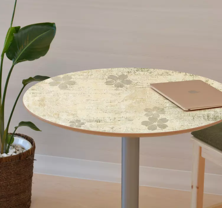 家具贴纸花卉图案叠加 - TenStickers