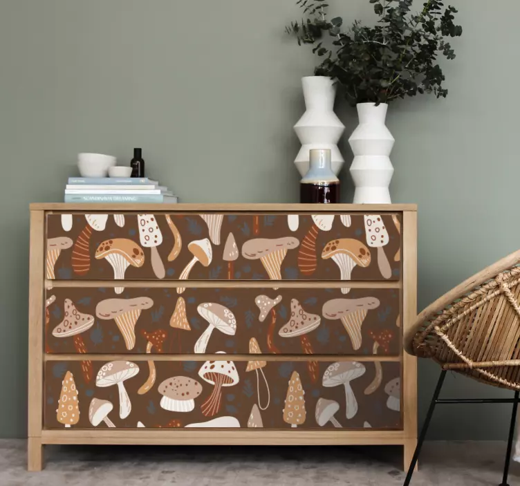 家具贴纸蘑菇组合 - TenStickers