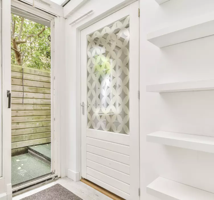 几何图案半透明贴纸 - TenStickers