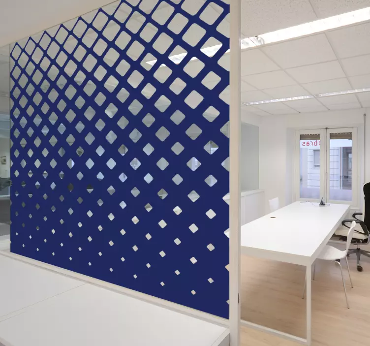 贴纸 形状墙贴 渐变菱形图案 - TenStickers