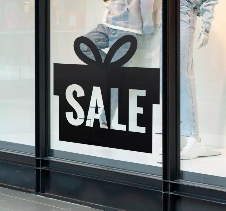 商业销售标贴 礼物盒 - TenStickers