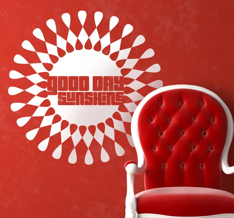 美好的一天阳光墙贴 - TenStickers