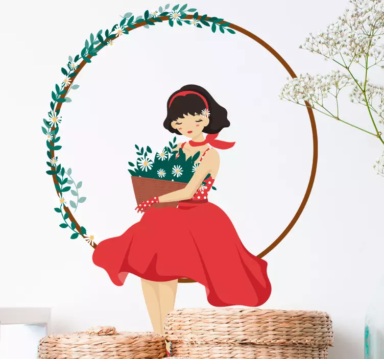 好女孩贴纸 - TenStickers