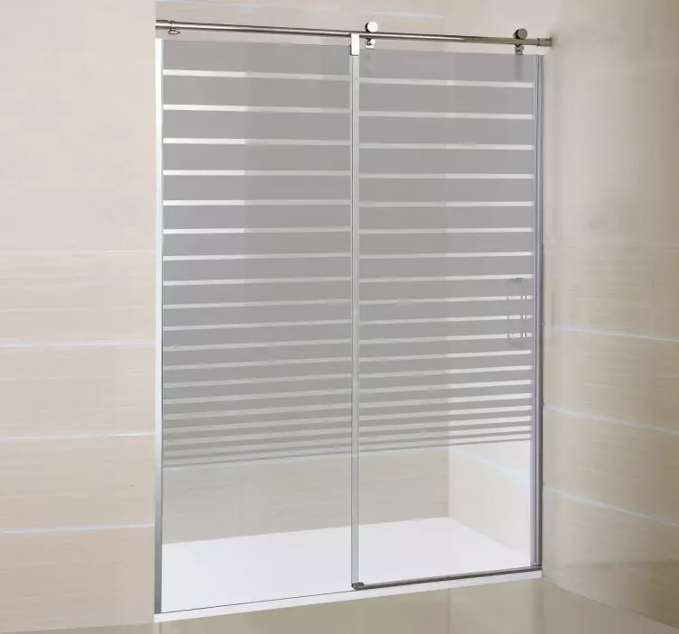 渐变线装饰玻璃贴纸 - TenStickers