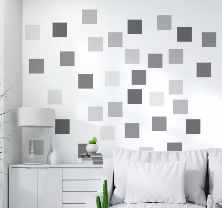 灰色褪色贴纸 - TenStickers