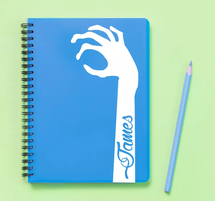 万圣节手个性化名称贴纸 - TenStickers