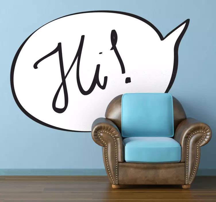 嗨，喜剧文字贴纸 - TenStickers