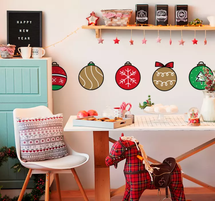 贴纸 节日和节日墙贴 节日装饰品系列 - TenStickers