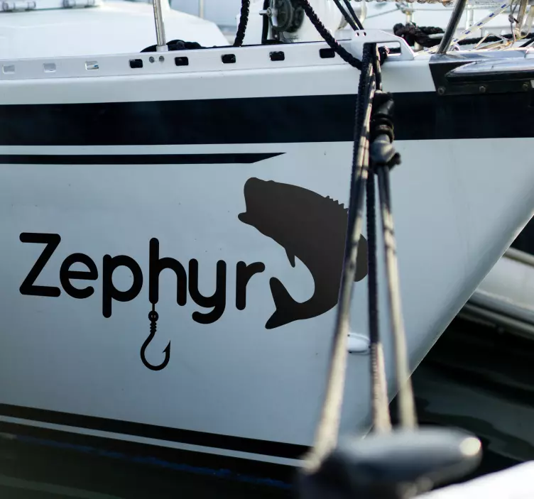 个性贴纸 钩钓鱼 - TenStickers