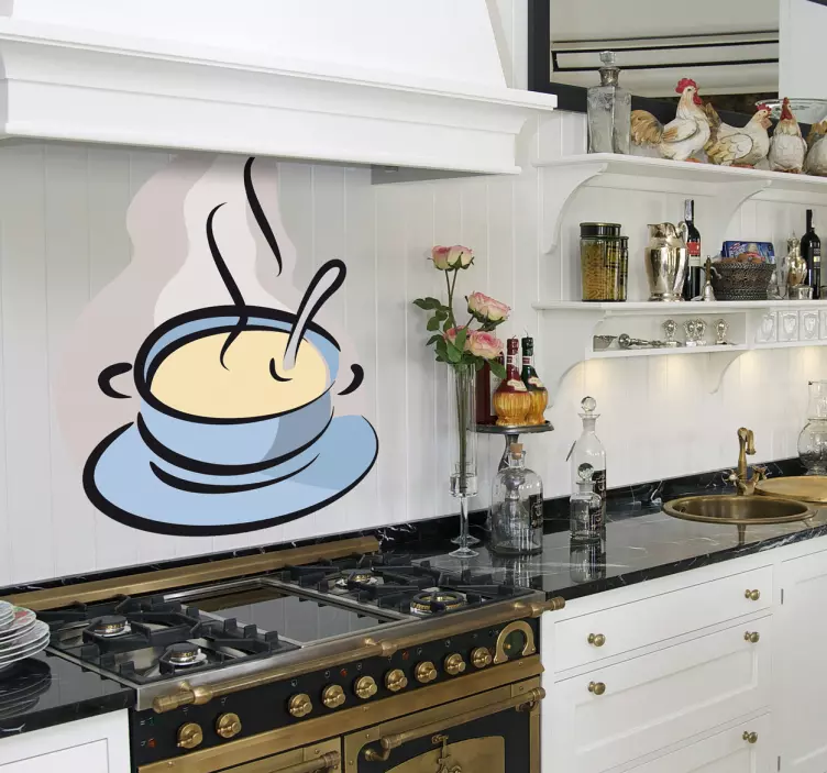 汤锅贴花 - TenStickers