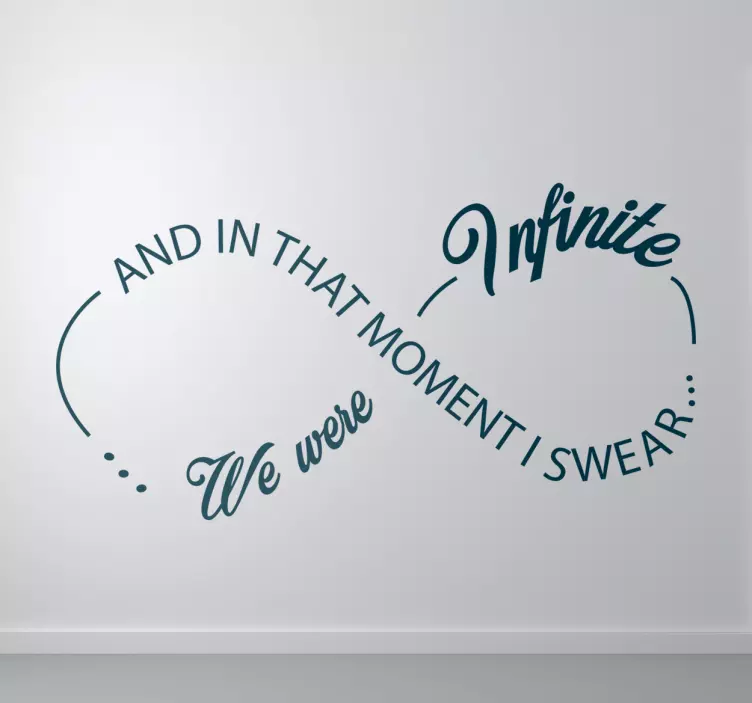 我发誓我们是无限的 - TenStickers