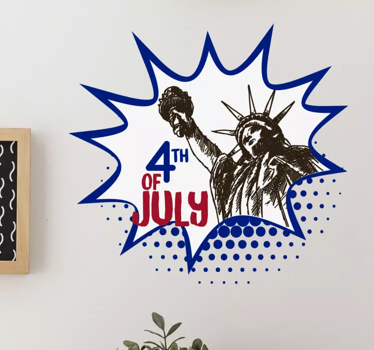 独立日贴纸 - TenStickers