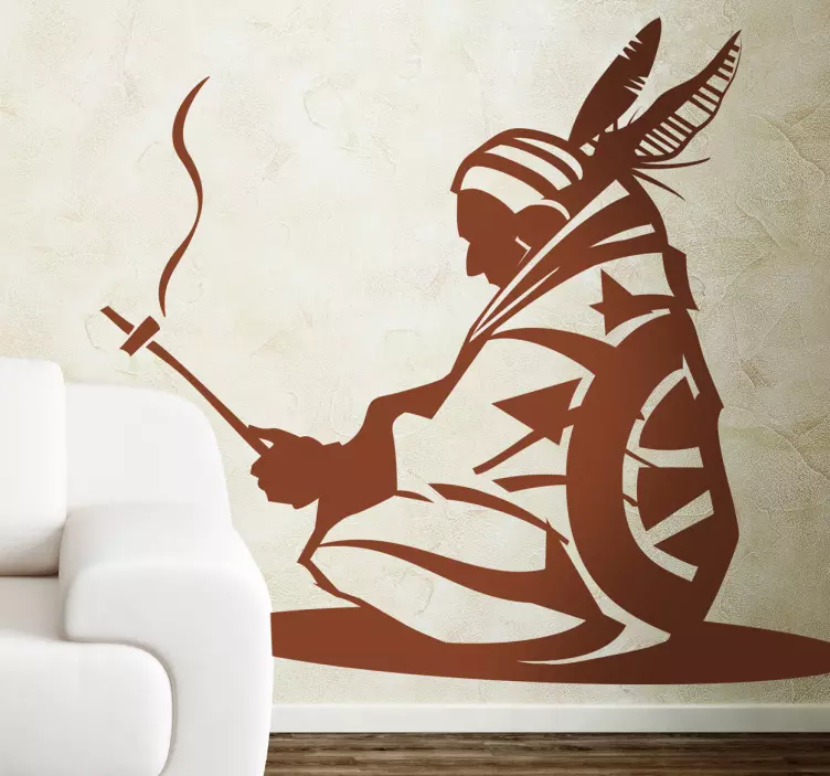 印度首席单色贴纸 - TenStickers