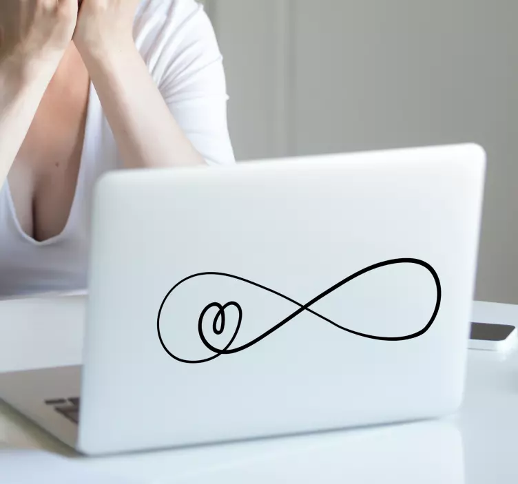 无限爱笔记本电脑皮肤贴纸 - TenStickers