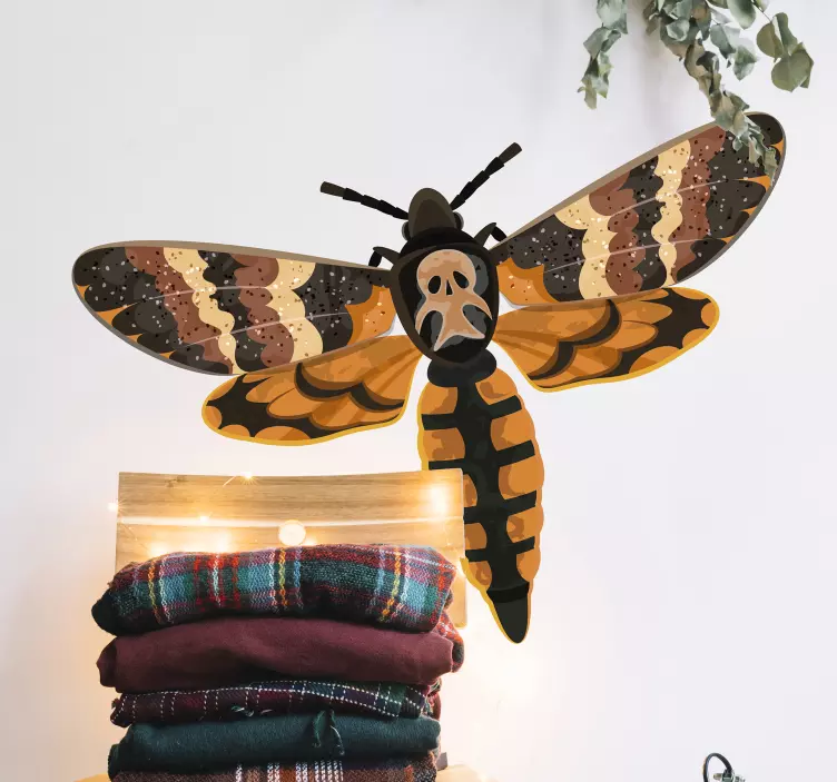 动物贴画 复杂的飞蛾设计 - TenStickers