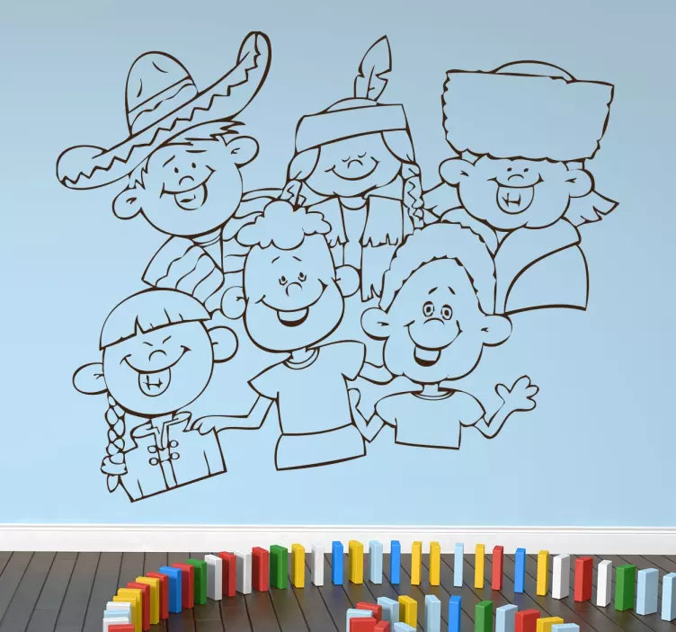 国际儿童贴纸 - TenStickers