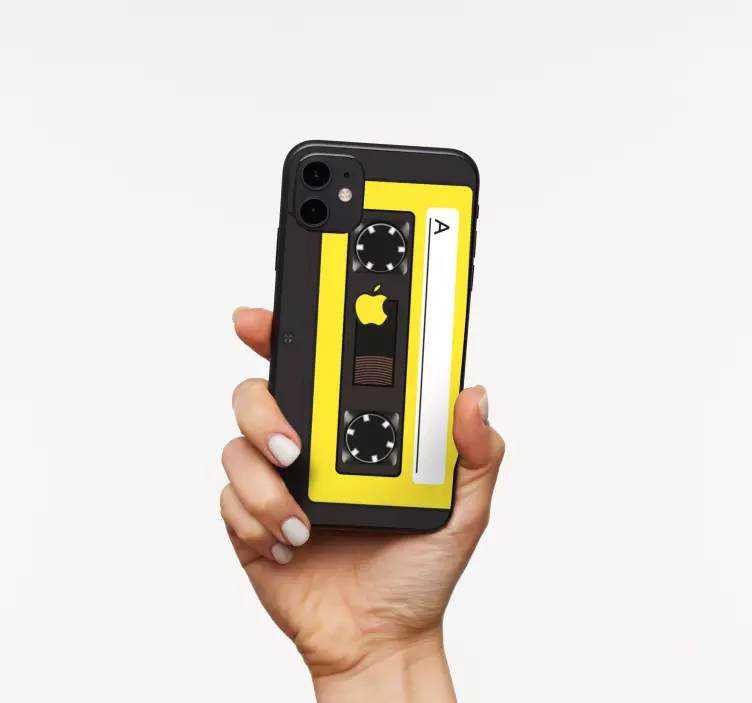 Iphone贴纸卡带风格设计 - TenStickers