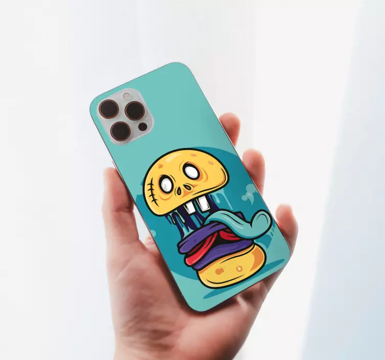 Iphone贴纸幽灵骷髅饮料 - TenStickers