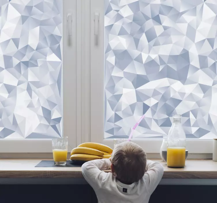 不规则表格窗口贴纸 - TenStickers