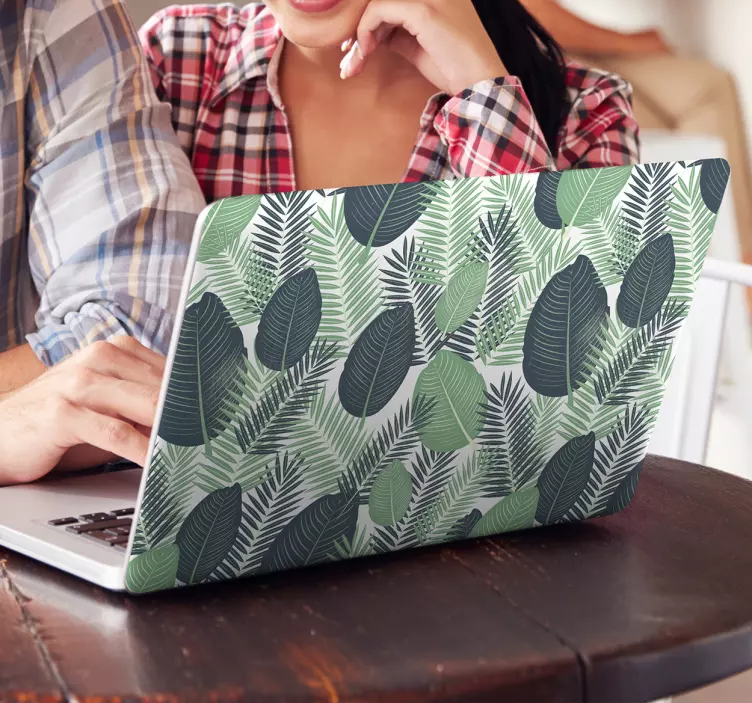 丛林植被笔记本电脑贴纸 - TenStickers