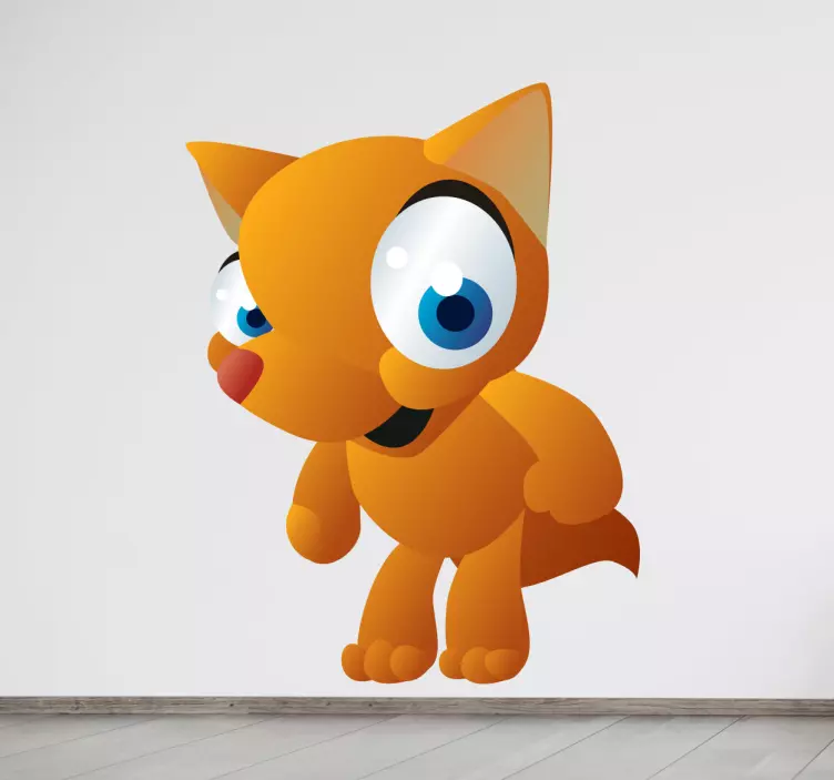 儿童狐狸墙贴 - TenStickers