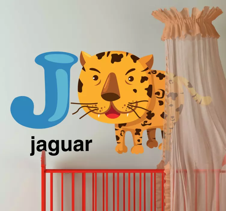 儿童字母j贴纸 - TenStickers