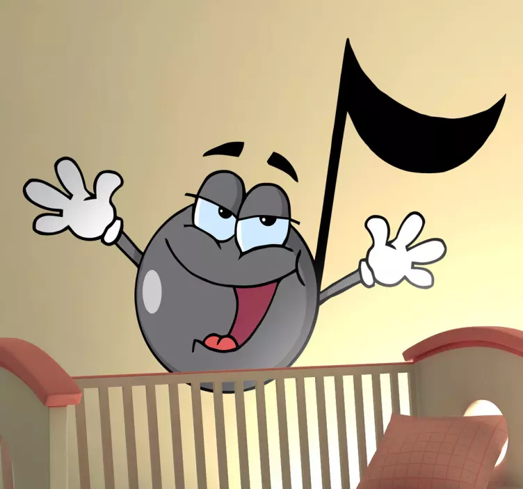 孩子们贴纸快乐音符 - TenStickers