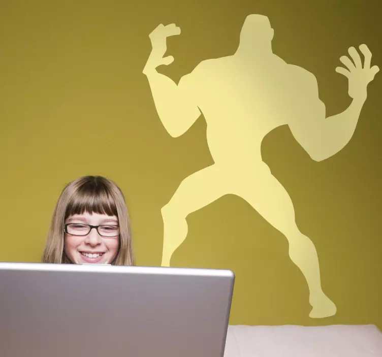 孩子们超级力量人墙贴花 - TenStickers