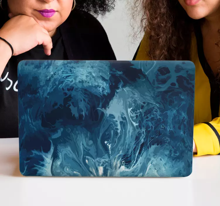笔记本电脑皮肤 抽象流体图案 - TenStickers