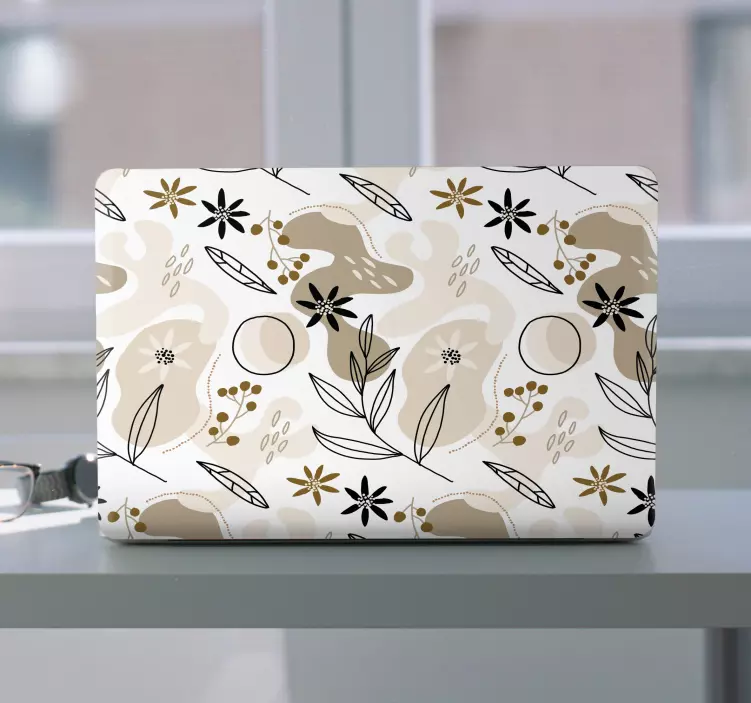 笔记本电脑皮肤植物元素构成 - TenStickers