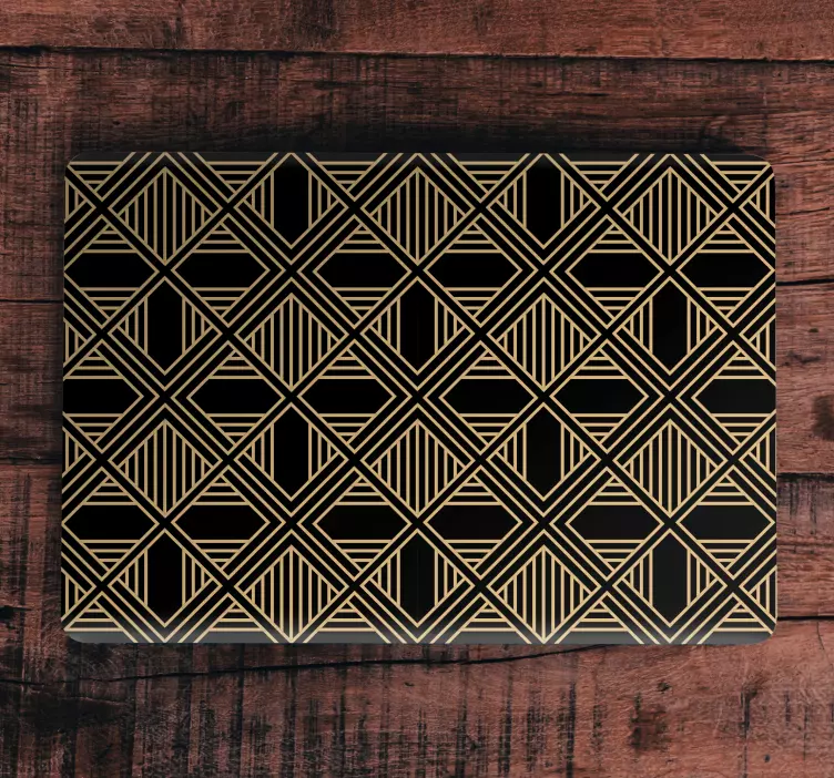 笔记本电脑皮肤 几何纹理表面 - TenStickers