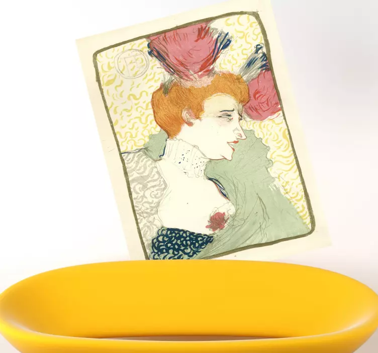 劳特雷克肖像墙贴 - TenStickers