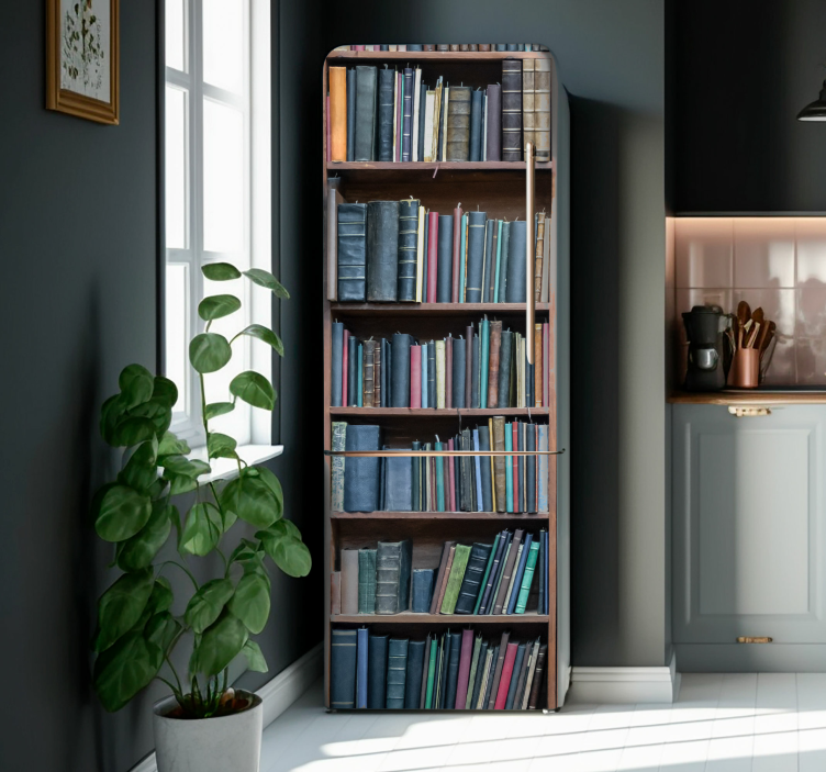 冰箱贴纸 图书馆书架 - TenStickers